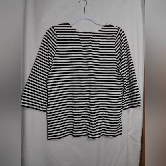 Karen kane striped medium long sleeve top - Picture 10 of 12